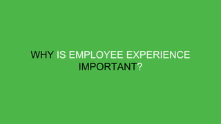 What the *Bleep* Is Employee Experience? 