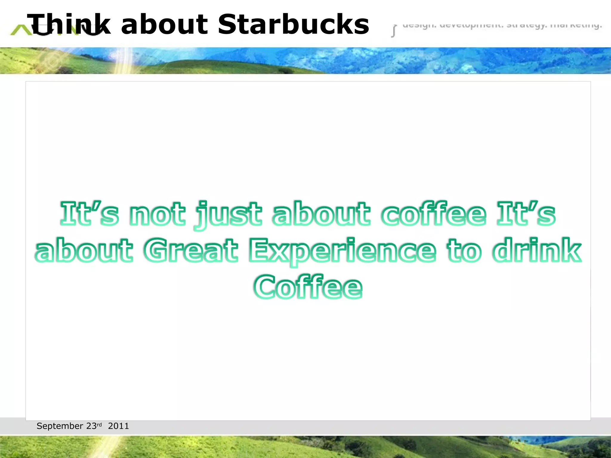 Think about Starbucks Why are consumers willing to pay $ 4.50 for a cup of coffee? Who are Starbucks’ target markets? What is the marketing  communication message  Starbucks wants to convey? Why has Starbucks  been successful? 
