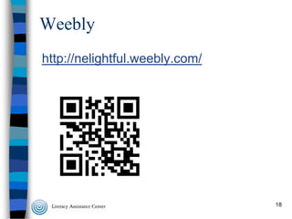 Weebly
http://nelightful.weebly.com/

18

 
