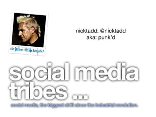 nicktadd: @nicktadd
    aka: punk’d
 