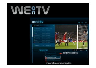 Clique para editar os estilos
   •  Segundo nível
       •  Terceiro nível




                                              text messages



                                                 8
                                channel recommendation
 