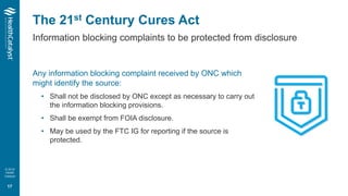 What the ONC's Proposed Rule on Information Blocking Means for Your Work