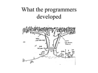 What the programmers
     developed
 