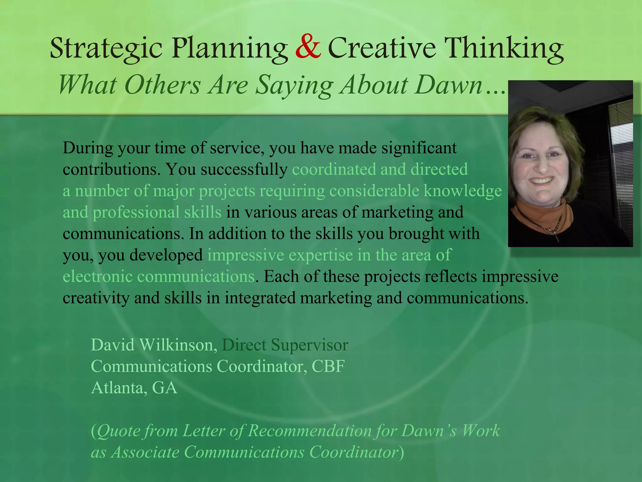 What They Are Saying About Dawn