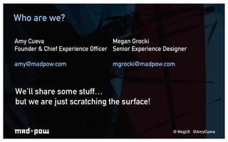 Who are we?We’ll share some stuff…but we are just scratching the surface!