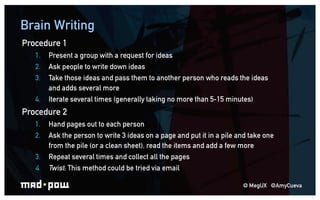 Ease stress on participants, making them less reserved