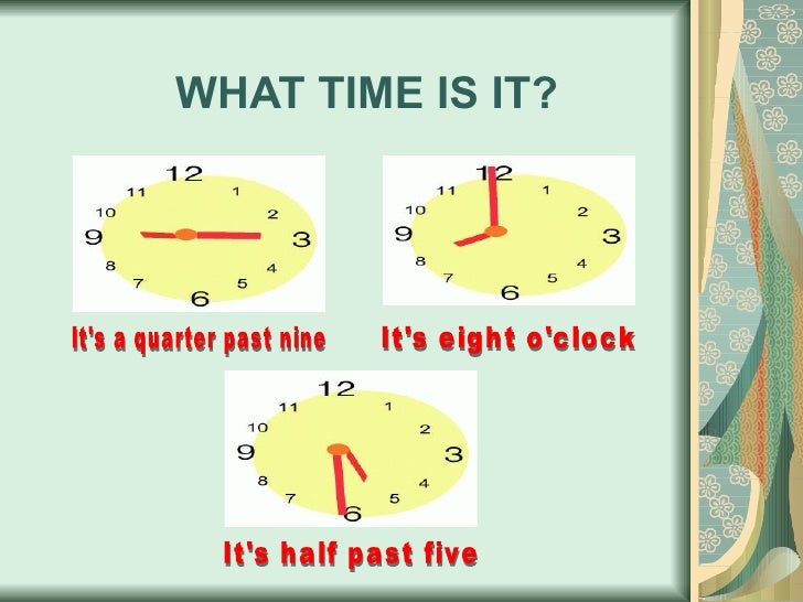 What time is it