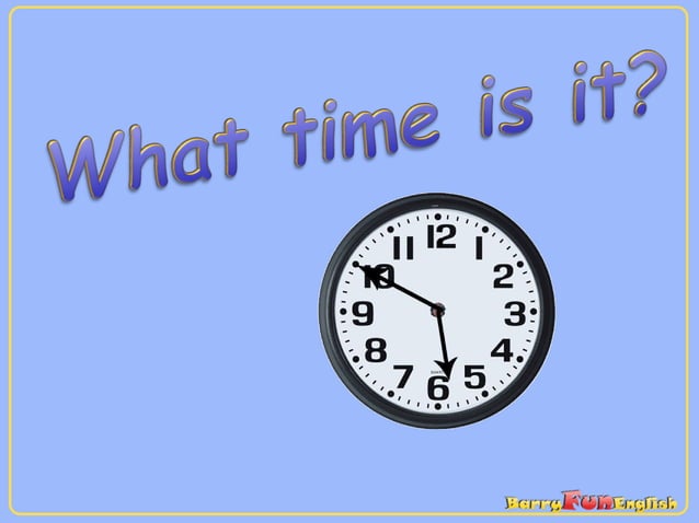 What time is_it | PPT