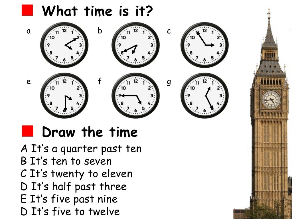 What time is it?