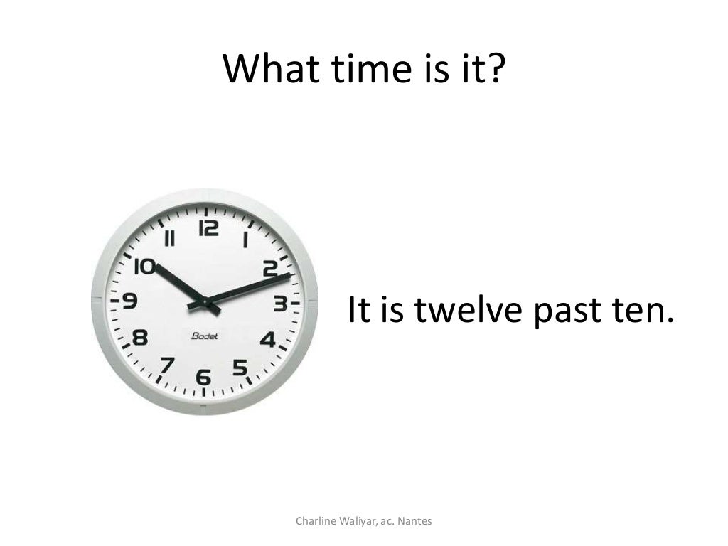 What time is it