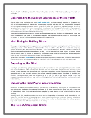 Spiritual Rising Ritual Pdf What Time of Day is Best for Bathing Rituals at Nashik Kumbh Mela.pdf