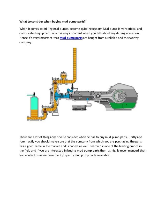 What to consider when buying mud pump parts