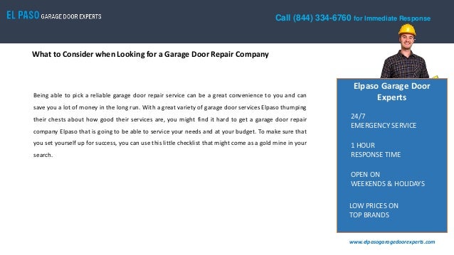 What To Consider When Looking For A Garage Door Repair Company
