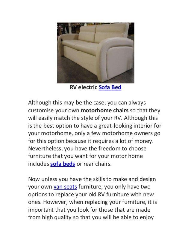 What to consider when replacing your rv seating