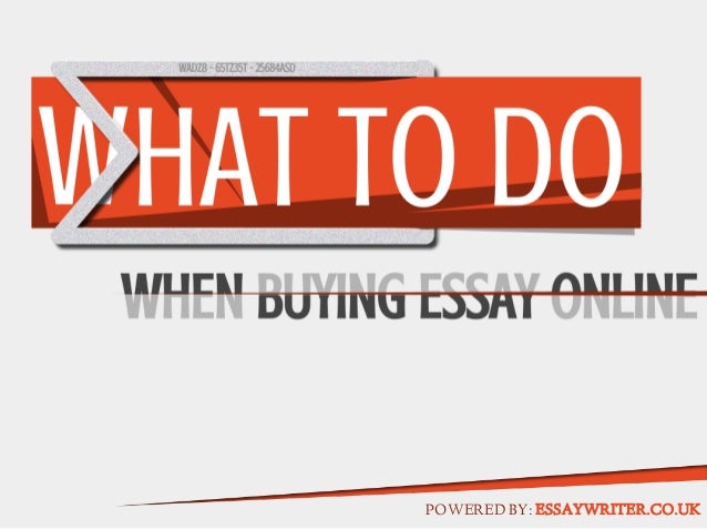 Buying essays online uk