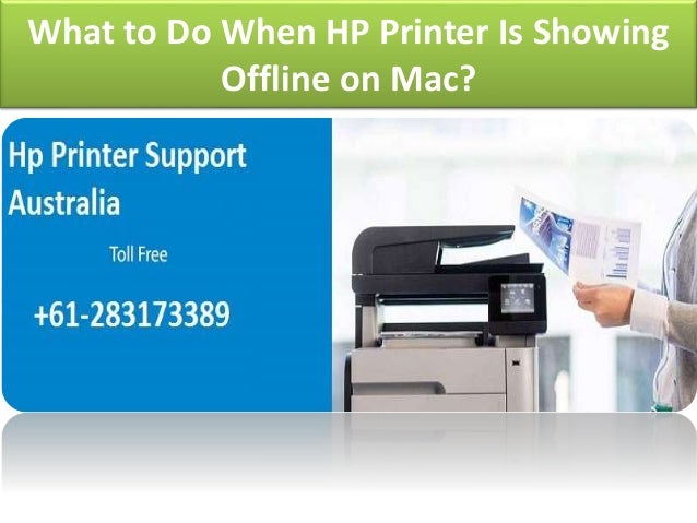 hp printer offline mac