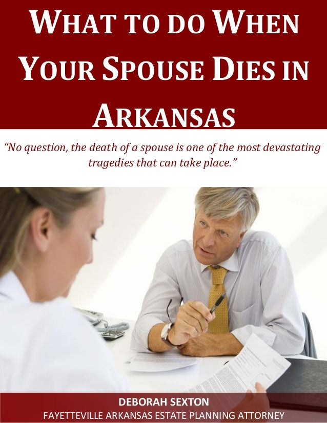 What are some things you need to do after your spouse dies?