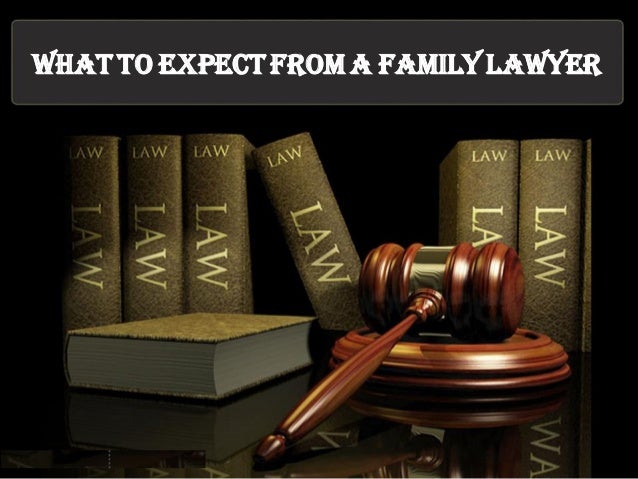 What To Expect From A Family Lawyer
 