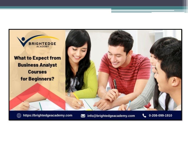 What to expect from business analyst courses for beginners