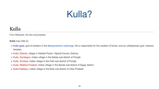 Kulla?
29
 