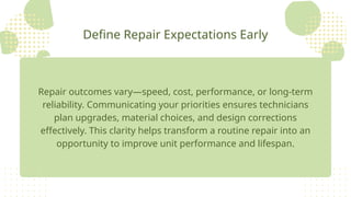Repair Priorities What to Know Before Sending a Transformer for Repair.pptx