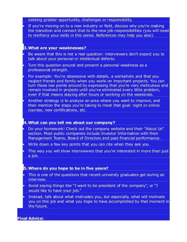 What To Say What To Do During A Job Interview