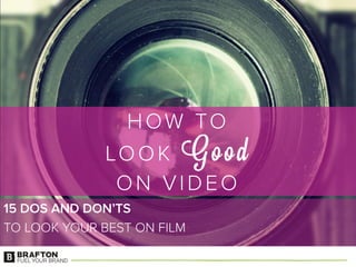 What to wear to look your best in marketing videos