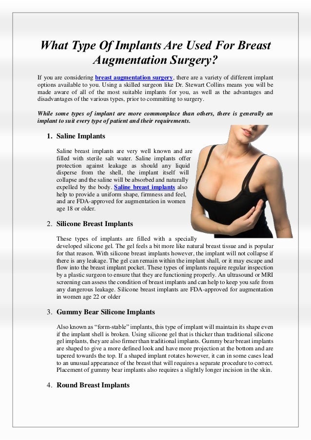 Things about What Are The Safest Types Of Breast Implants? thumbnail