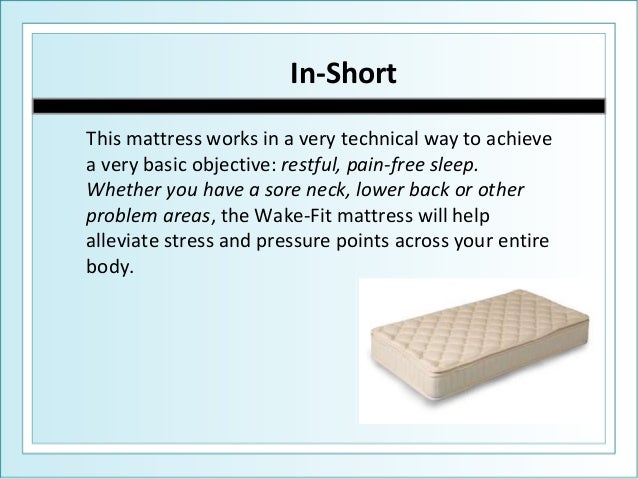 What Type Of Mattress Is Best For Back Pain Wake Fit Orthopaedic Mem