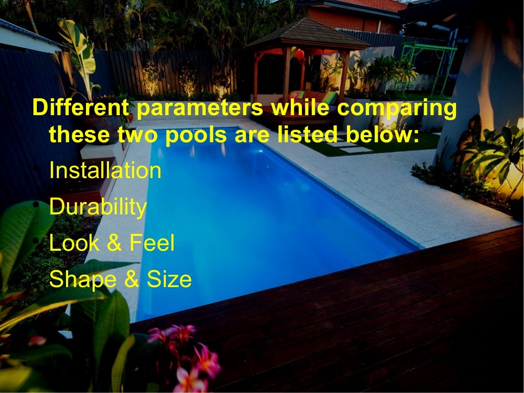 What type of swimming pool is best?