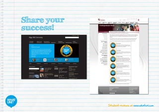 Student reviews on www.whatuni.com
Share your
success!
 
