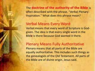 Authority and⁣ Interpretation of Scripture