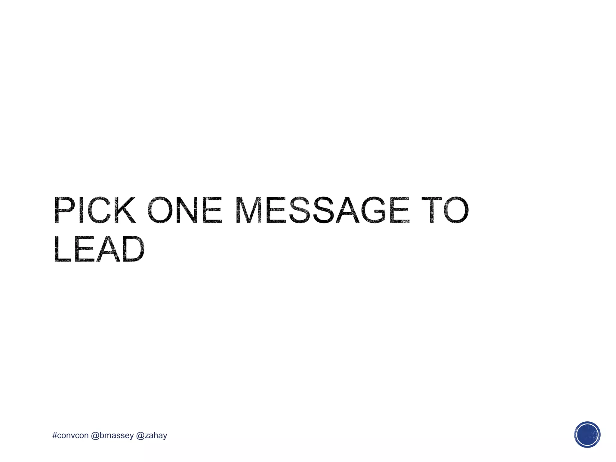 #convcon @bmassey @zahay
 
