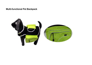 Multi-functional Pet Backpack
 