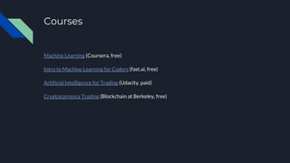 What we learned from running a quant crypto hedge fund | PPT