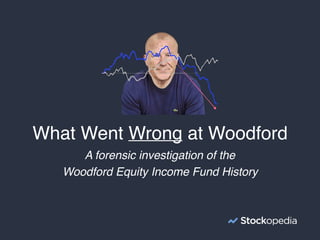 What Went Wrong at Woodford
A forensic investigation of the 
Woodford Equity Income Fund History
 