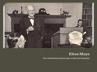 Prof. of Industrial research dept. at Harvard University
 