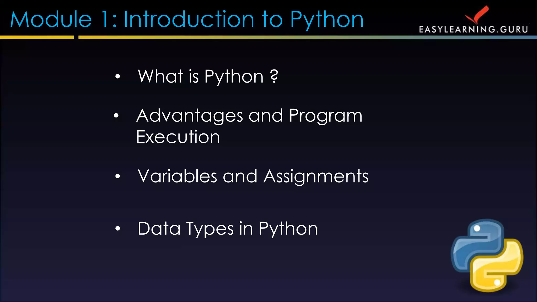 Python GUI Course Summary - 7 Modules | PPT
