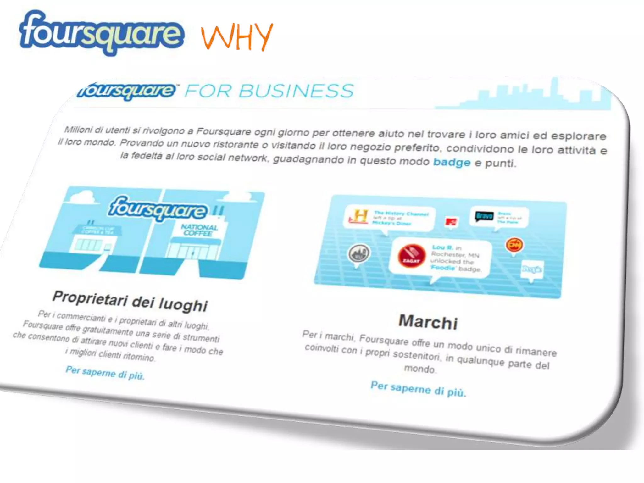 What, Who, When, Where: quando la geolocalizzazione non basta