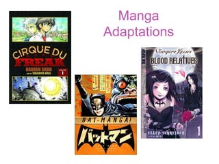 Manga
Adaptations
 