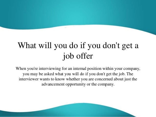 getting a job offer