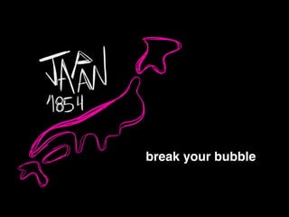 break your bubble
 