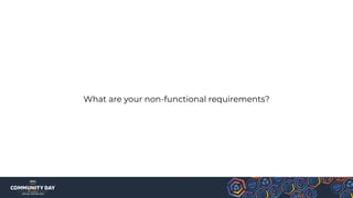 What are your non-functional requirements?
 