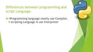 introduction to Python (for beginners) | PPTX | Programming Languages ...