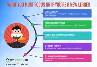  What You Must Focus on If You’re a New Leader