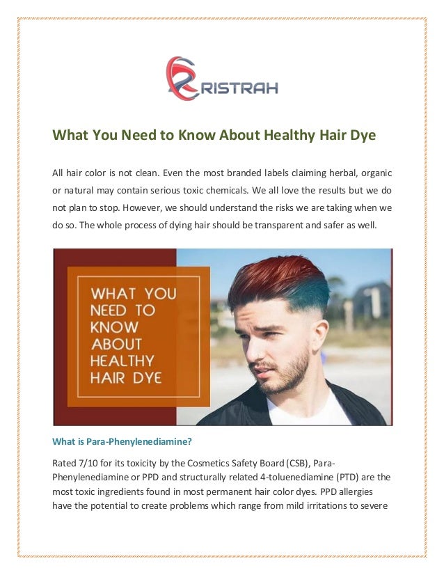 Need To Know About Organic Hair Dye Stain Remover Ristrah