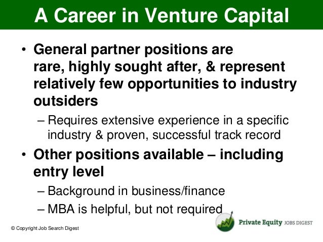 What You Need To Know About Venture Capital Jobs What You Need To Know About Venture Capital Jobs