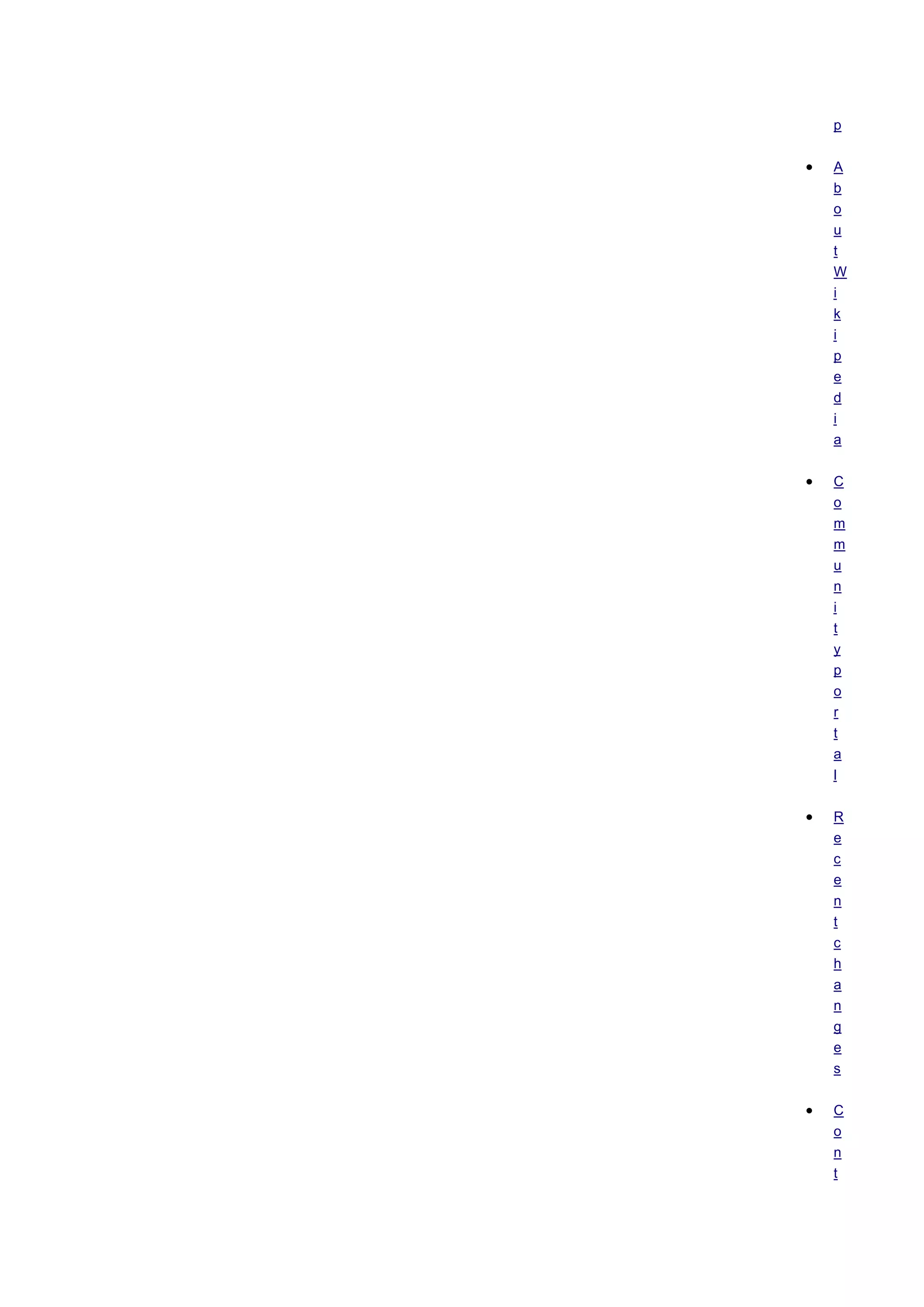 p
 A
b
o
u
t
W
i
k
i
p
e
d
i
a
 C
o
m
m
u
n
i
t
y
p
o
r
t
a
l
 R
e
c
e
n
t
c
h
a
n
g
e
s
 C
o
n
t
 