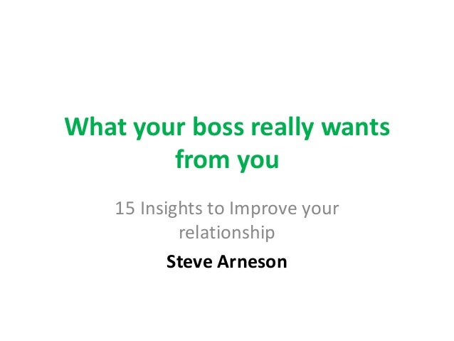 What Your Boss Really Wants from You 15 Insights to Improve Your
Relationship Epub-Ebook