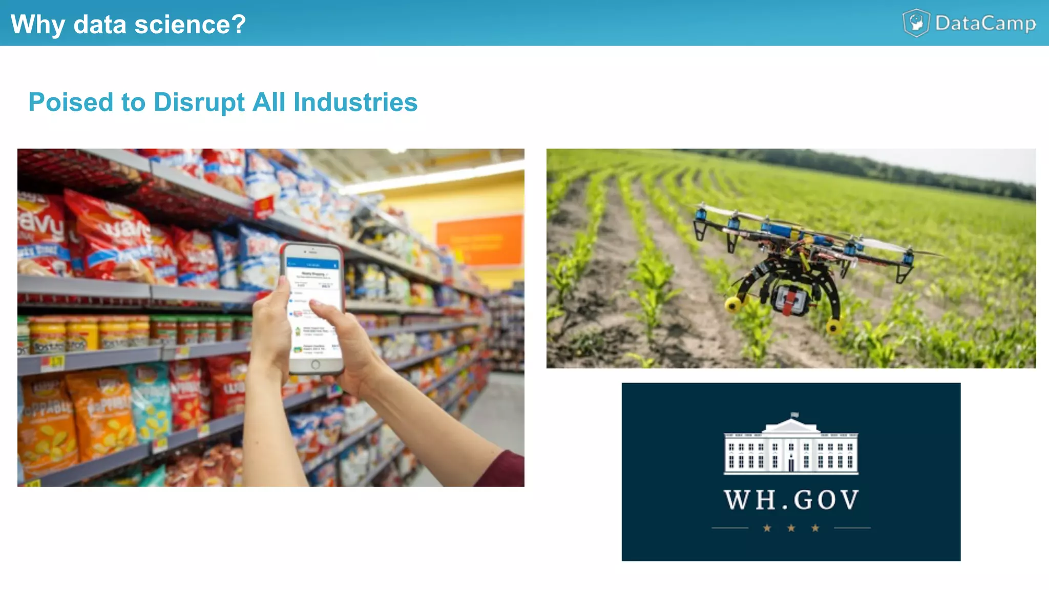 Illustrations you can use, just copy/pasteWhy data science?
Poised to Disrupt All Industries
 